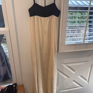 House of Harlow 1960 Black and Cream Maxi Dress